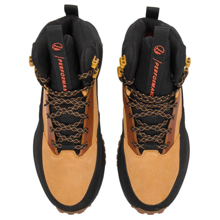 Timberland Motion 6 Mid Waterproof Hiking Boot Wheat Brown Black Men TB0A6DB3-EZ0