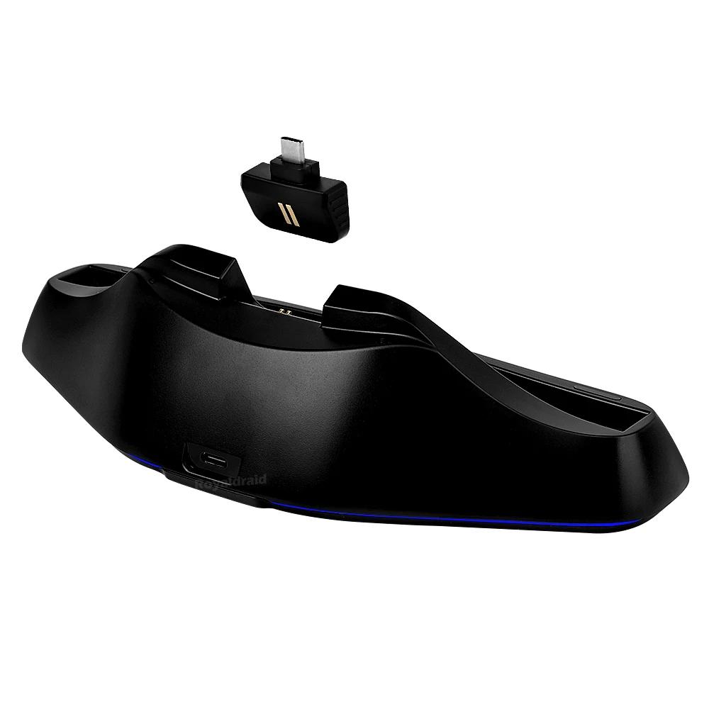 7 Lights  Auto-Align Charging Dock Station for PS5 PS Portal Charger Stand for PS Portal Handheld Stand Holder for PS5 PS Portal
