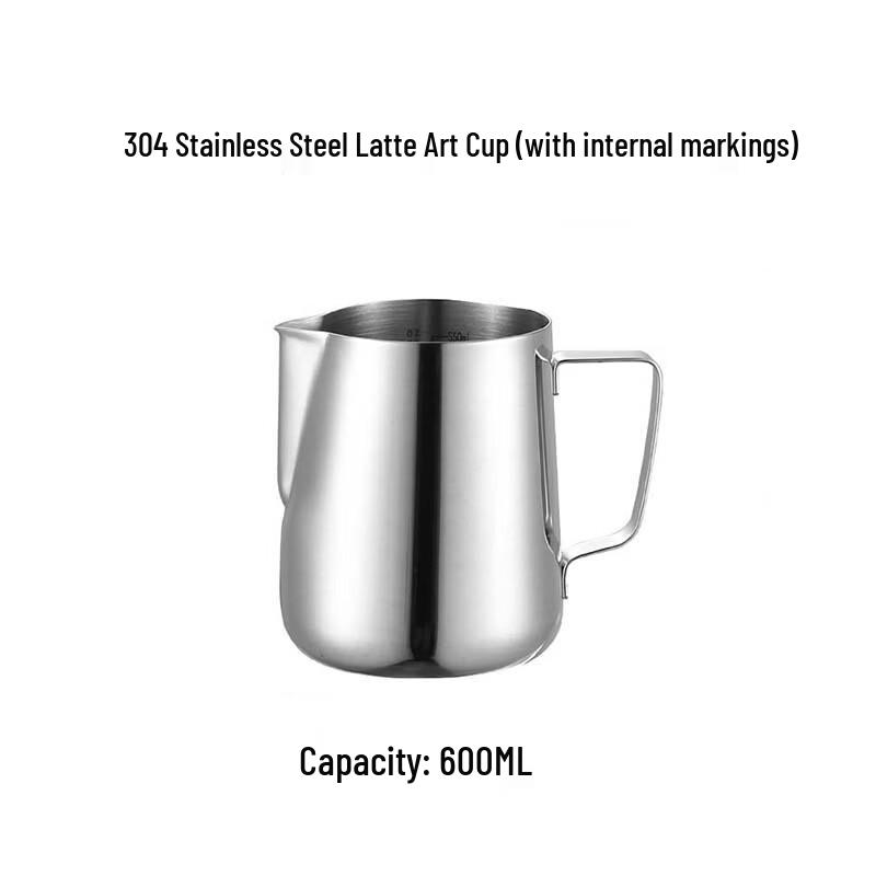 TLXT Stainless Steel Latte Art Pitcher with Internal Scale
