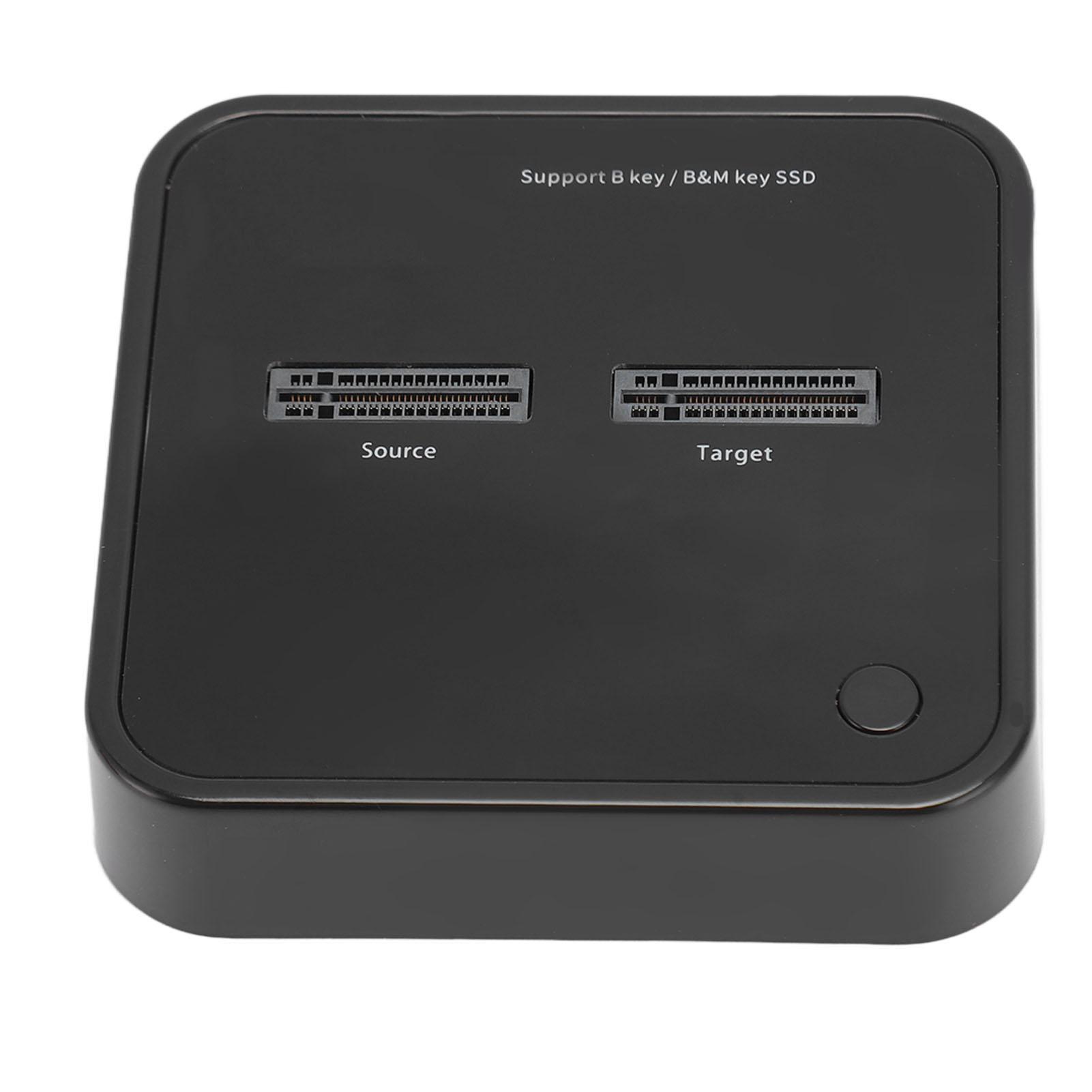 

M.2 SSD Duplicator Dual Bay 5Gbps High Speed Offline Clone USB C M.2 SATA SSD Док-станция для US Plug