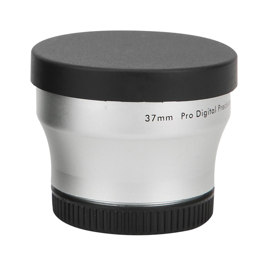 37MM 2X Aluminium Alloy Magnification Converter Lens for 37MM  Diameter Camera Lens