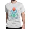 Vintage River Flows In You T Shirt For Men Pure Cotton T Shirts Princess Mononoke Ghibli
