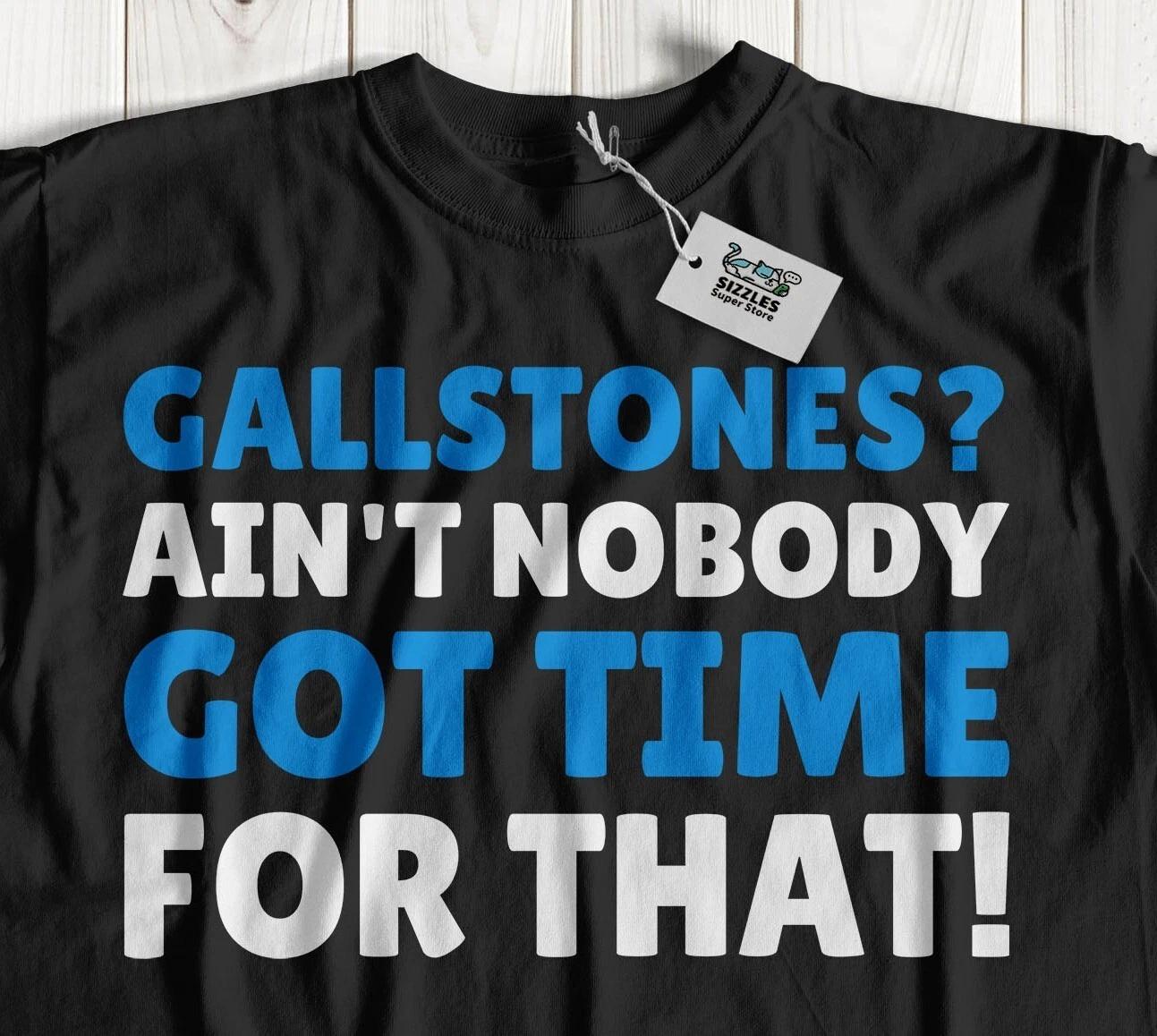 Unisex Funny Gallstones T-Shirt Cholecystectomy & Gallbladder Gifts S