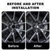 Msdf2 4pcs 56mm Car Emblem Wheel Hub Caps Center Cover Sticker Decoration For Skoda Octavia Superb Rapid Kodiaq Karoq Fabia Roomster