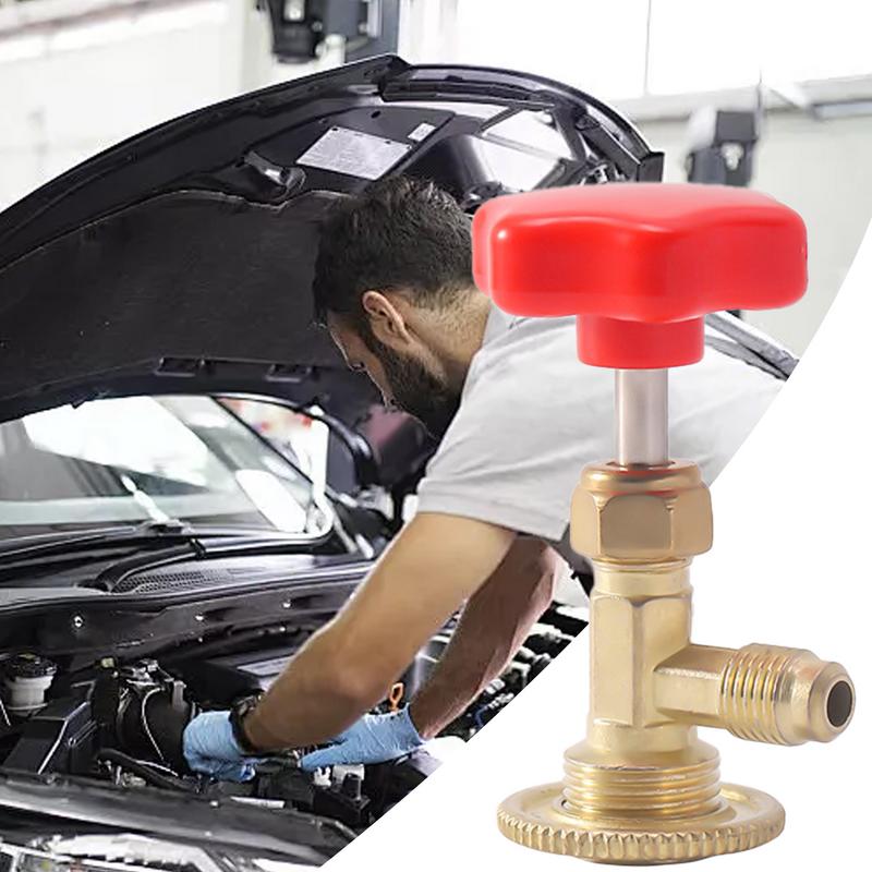 Refrigerant Opener Refrigerant Can Opener Adapter Fittings Valve Tool For Automotive Air Conditioning Systems Recharging Truck