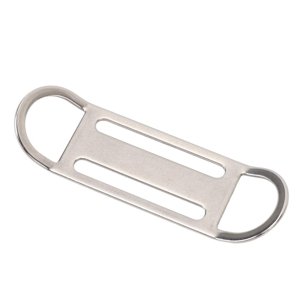 Diving Side Mount Bilateral D Ring Buckle 316 Stainless Steel Diving Webbing Strap Keeper Sidemount BCD Fixing Buckle for Scuba BCD Accessories