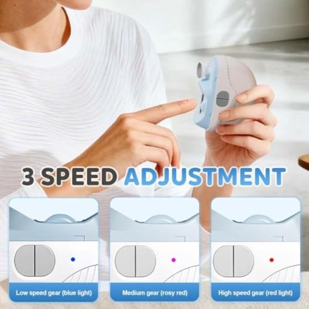 Multifunction Automatic Nails Trimmer with LED Light Electric Nail Clippers  for Men Women
