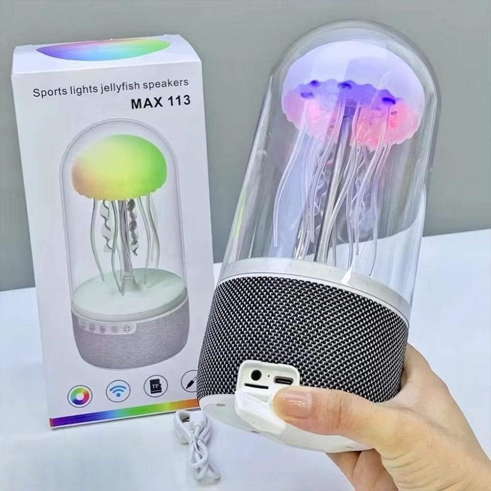 Colorful Jellyfish Lamp Rainbow Light Mini Jellyfish Speaker Portable Bluetooth Speaker