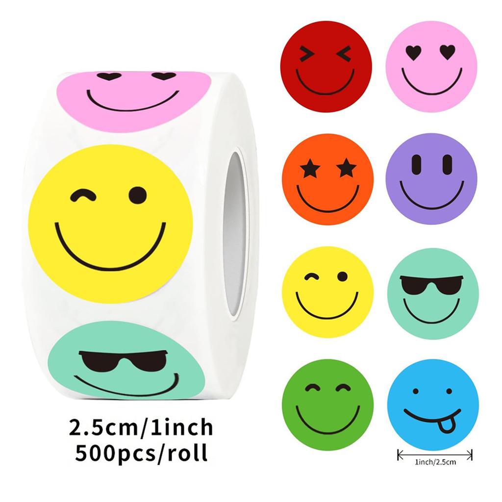 100-500Pcs Teachers Reward Stickers For Kids School Cute Toy Game Tag Thank You Stickers Diy Gift Sealing Label Stationery