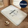 Family Initial Floor Mat Non-Slip Absorbent Doormat Bathroom Bedroom Home Decor Rug