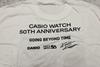 [USED] CASIO 50th Anniversary T-shirt, White, Size L