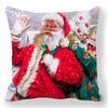Santa Print Pillowcase New Year 2022 Christmas Decorations Home  Cushion Covers