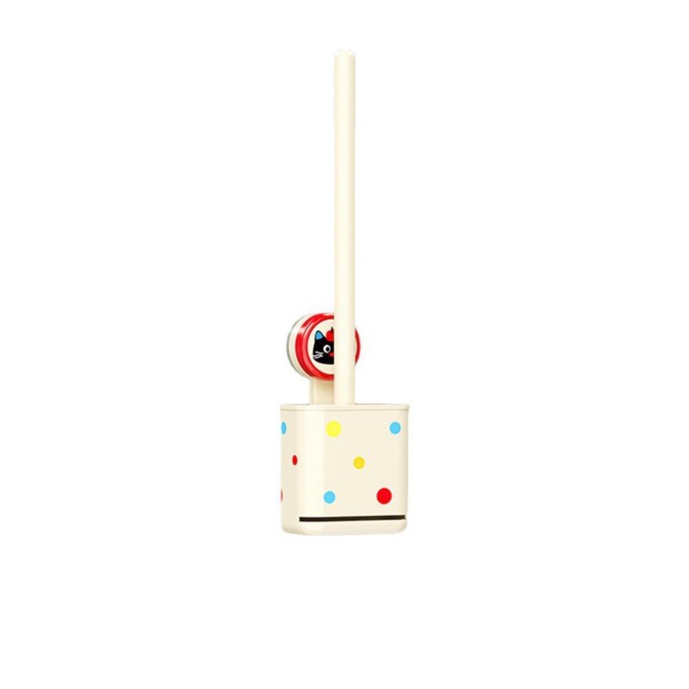 Cartoon Closestool Brush No Punching Cleaning Brush Cleaning Tool Toilet Scrubber  Toilet