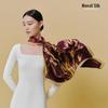 Wanshili Double-Sided Floral Mulberry Silk Scarf