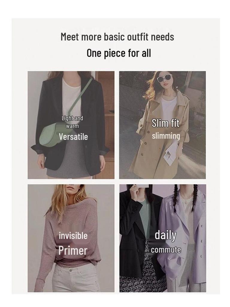 Damski dopasowany top na ramiączkach z podszewką polarową wyszczuplający z wbudowanym biustonoszem - Styl jesień/zima 2025