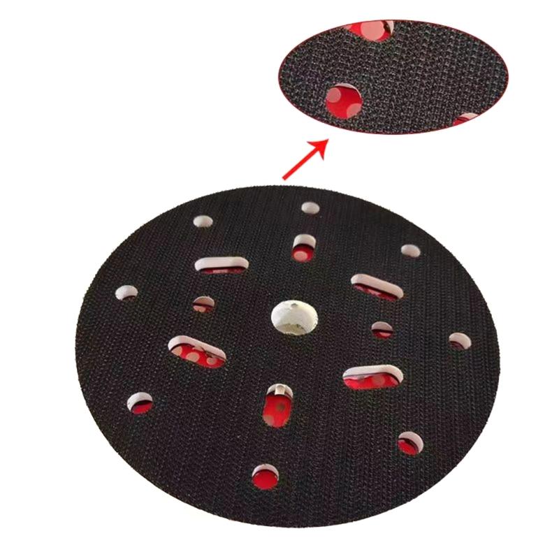 High Strength 150mm Abrasive Sanding Pad 17 Holes For Efficient Dust Reduction And Extended Tool Lifespans