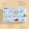 Reversible Children's Pillow - Bean Down Comfort Cartoon Daytime Pillow & Student Pillow Core Four Seasons Universal for Kids