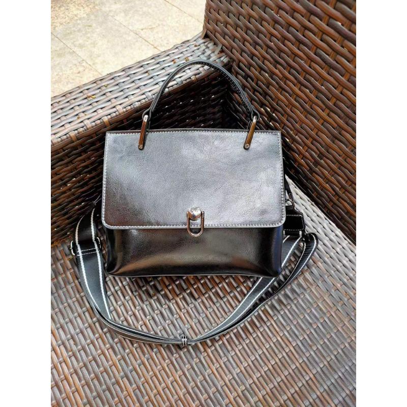 Dámská kabelka z pravé kůže, jarní a letní, ruční, přes jedno rameno, crossbody, velká kapacita, módní a všestranná