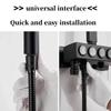 1.5/2M Extendable Garden Hose Shower Pipe Stainless Steel Home Fittings Extension Pipes Bathroom Black/silver Long Plumbing