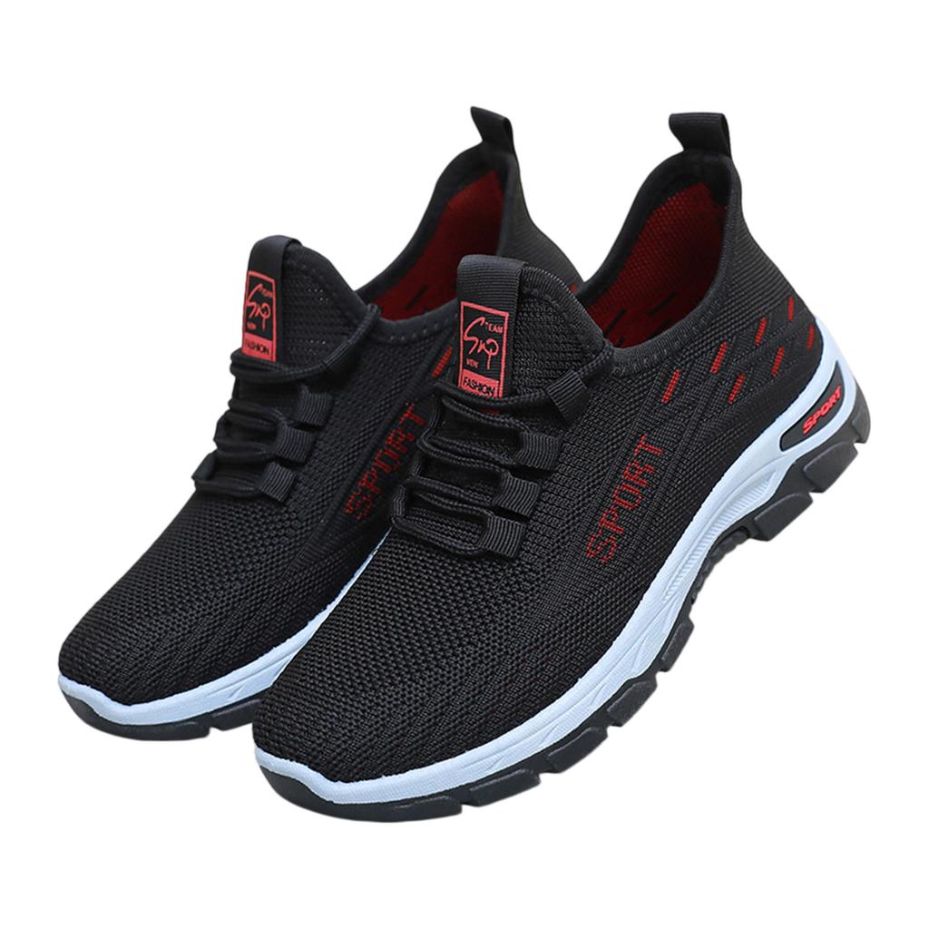 Lightweight Breathable Women Sport Sneakers Slip On Athletic Shoes Flexible Sole Running Gym Walking Footwear