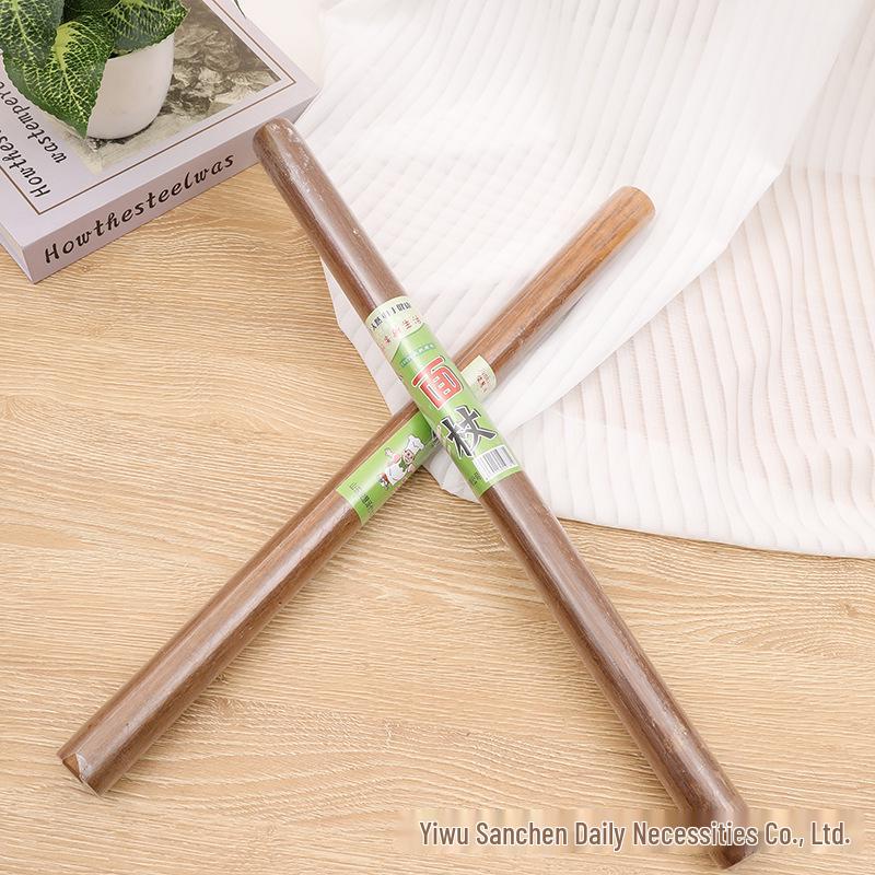 50# Solid Wood Heavy Rolling Pin for Dough, Dumplings & Noodles 50# Heavy Rolling Pin темно-коричневого