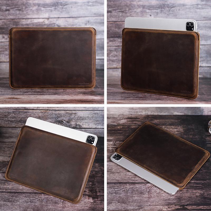 Crazy Horse Leather Protective Case for iPad Pro 11/10.5 - Horizontal Style