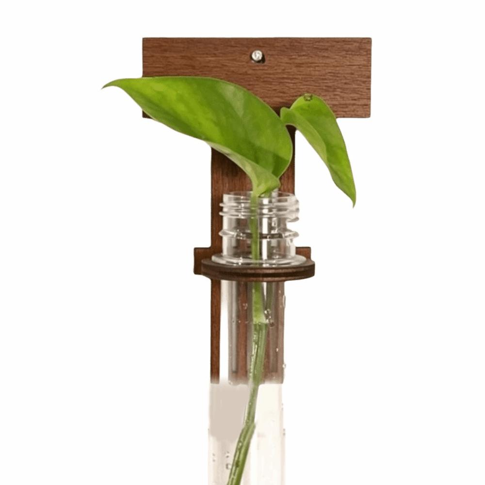 Flower Holder Wooden Hydroponic Planter Shelf A-Z Alphabet Vase Wall Decoration Home Ornaments Retro Flower Pot Indoor Garden