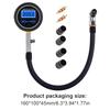Digital Tire Inflator LCD Display Tire Pressure Gauge 3-200PSI Car Tire Air Pressure Inflator LED Backlight for Motorcycle Bike
