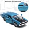 Model Mașină de Curse Dodge Super la Scară 1/32, Jucărie Mașină cu Sunet și Lumină, Model Mașină Aliaj cu Tragere Înapoi Retro pentru Familie pentru Acasă