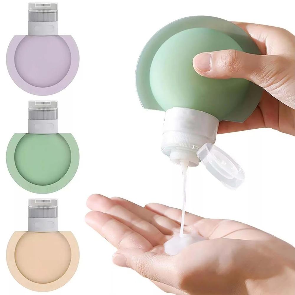 3PCS Shampoo Container Empty Bottle Soft  Lotion Container 60ml 90ml Shampoo Bottle
