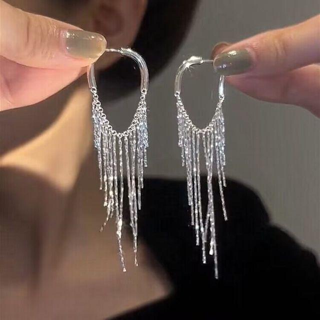 

Модные роскошные висячие серьги с геометрическим рисунком для женщин, ювелирные аксессуары для свадебной вечеринки, великолепные свадебные серьги с кубическим цирконием