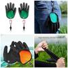 1Pair Waterproof Fishing Gloves With Magnetic Closure Professional Catch Fish Gloves Bite-Resistant Catching Gloves