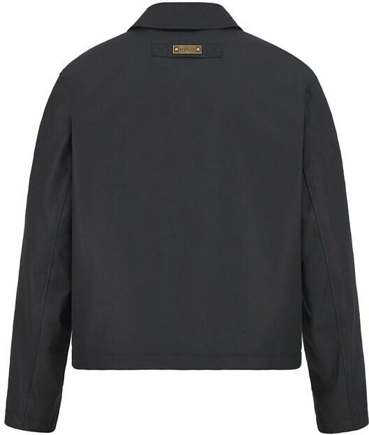 Mid-season Jacket HUGO Cotton Jacket Regular-fit with Waxed Finish - Style Bapo2531 50544628 Black