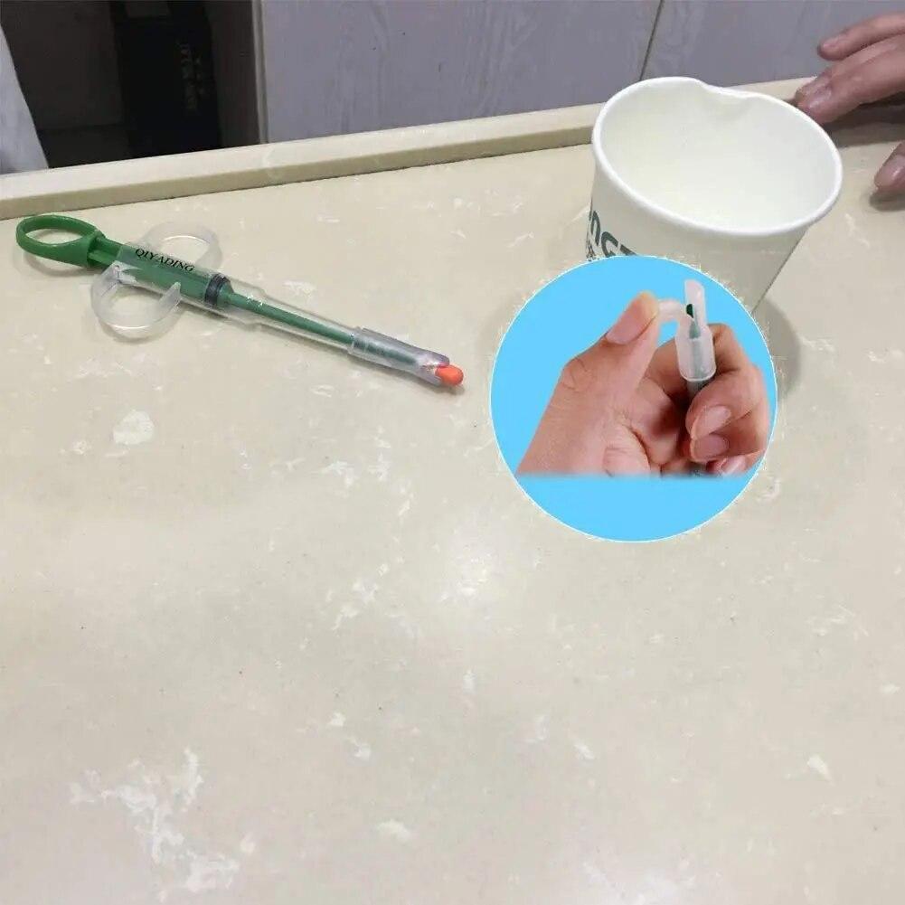 Cat Pill Shooter Pet Piller Gun Dog Pill Shooter Cat Tablet Soft Tip Siringa Pet Medical Feeding Dispenser Strumento per piccoli animali