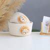 Small Woven Baskets for Organizing Rope Storage Basket Cute Cotton Basket Nursery Gift Dogs Toy Storage Bins for Toy