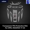 For OPEL IGNIA 17-22 Car Interior Center Console Transparent TPU Protective Film Anti-scratch Repair Film Accessories Refit