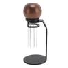 Needle Type Coffee Stirrer with Stand Stainless Steel Needle Walnut Handle Professional Needle Type Coffee Distributor