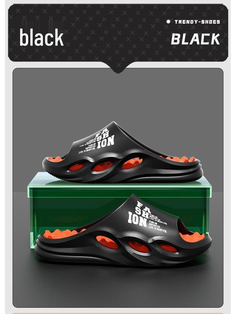 Men's Outdoor Coconut Beach Flip-Flops: Trendy, Non-Slip, Odor-Resistant Summer Slippers for Cool Comfort