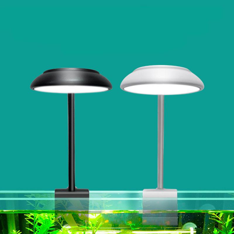 Clip On Aquarium Light LED Aquarium Light Fish Tank Lamp Adjustable Clamp 360 Degree Flexible Waterproof Aquarium Light Plant