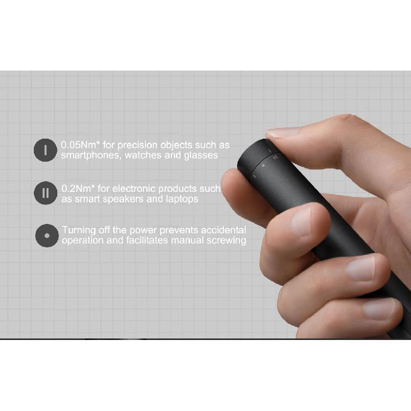 MIJIA Electric Precision Screwdriver Magnetic Kit,With 24 S2 Steel Bits,2 Torque Setting,For Smart Home PC Phone Repair