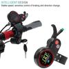 Trava de Guidão para Patinetes Elétricos com Display de Bateria Conveniente Conjunto de Trava de Interruptor de Guidão para Patinetes Elétricos Confiáveis
