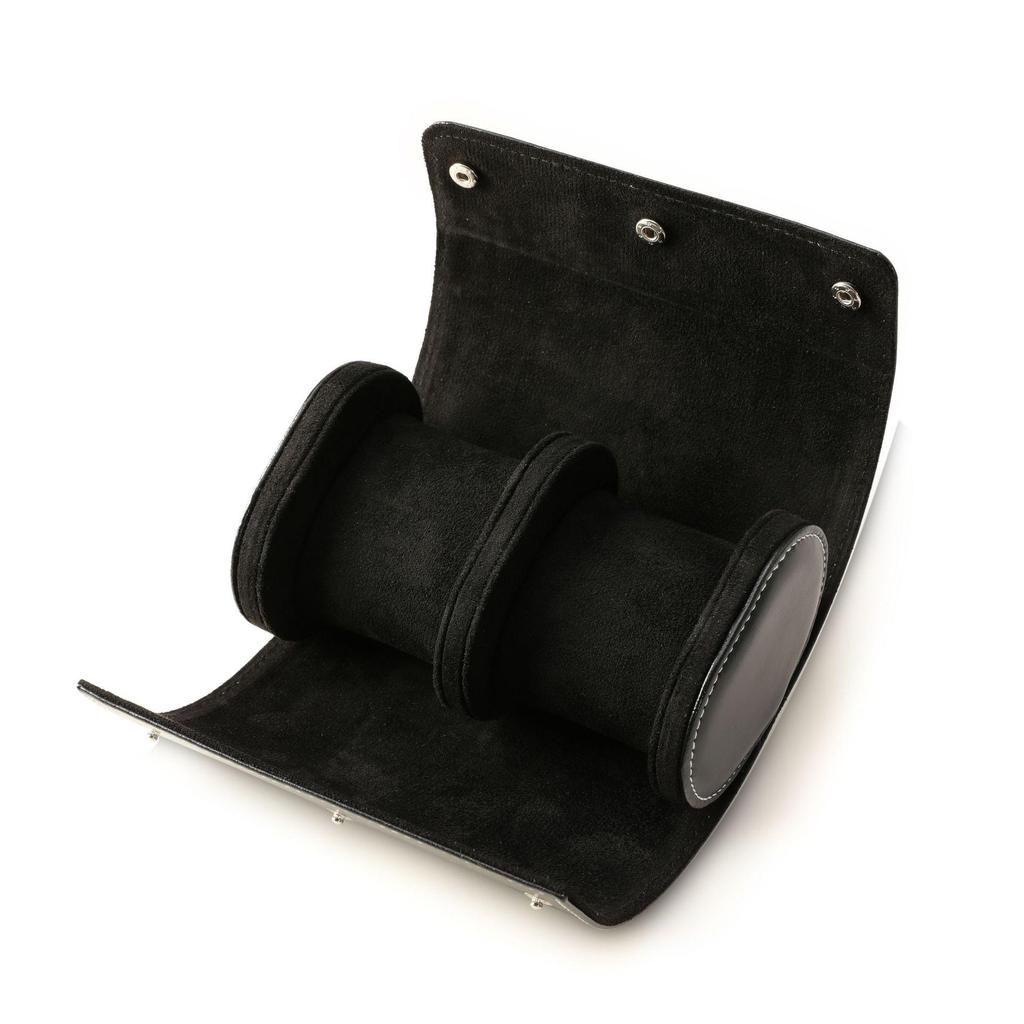 Green Submariner Leather Watch Box: Dustproof, Portable Protection for 1-3 Watches
