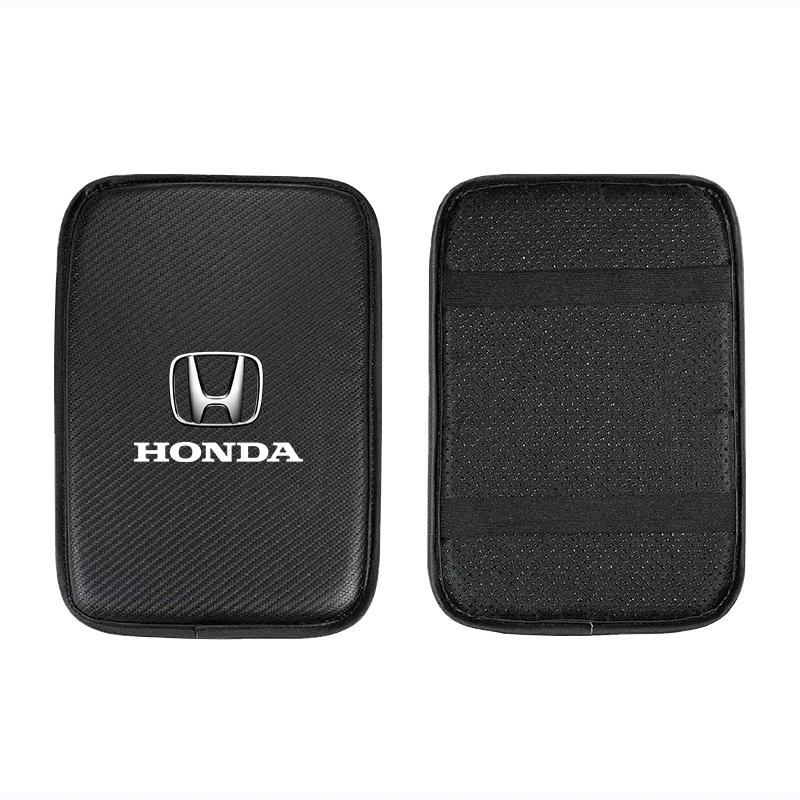 2025 Car New Honda Car Armrest Box Mats Memory Foam Car Arm Rest Box Pad Leather Central Console Covers Styling For Honda Civic