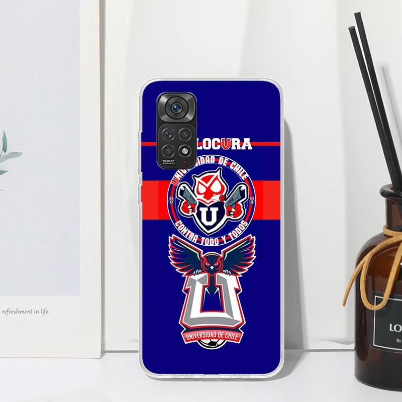 De Chile U-University Logo Phone Case For Xiaomi Redmi Note 15 13 14S 14 Pro Plus 12S 11S 10S 12 11E 10 11T Art Fundas Back Cove