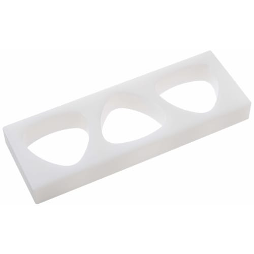 Sumibe Techno Plastics Sumitomo PE Rice Ball Mold (B) Kanto Style, 3-Cup, Small, OB3SO