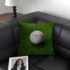 TTitleist Brand Cushion Cover Natural Linen Organic Fabric DoubleSided Printing Sofa Home Decor Gift Pillow Case