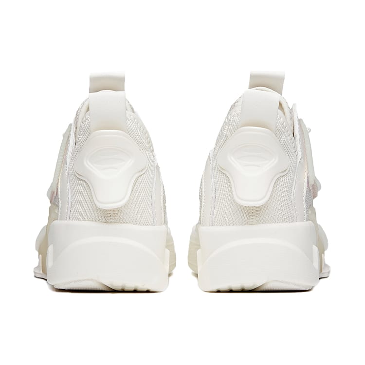 Anta Life Collection G6 Soup Slip Resistant Abrasion Resistant Low Top Skateboard Shoes Women's Ivory White 122118086-1