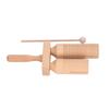 Percussion Wooden Guiro Threaded Double Cylinder Early Education Musical Guiro Instrument for Kids Above 1 Year Old