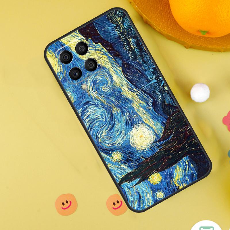 Van Gogh Art Oil Painting For Samsung Galaxy M54 M34 M14 M12 M32 M52 M53 M33 M13 M20 M21 M51 M15 M55 M31s M30s Case