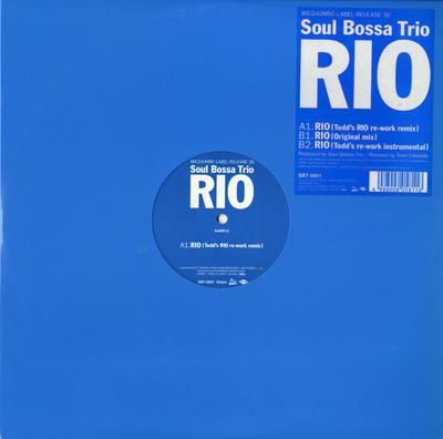 12inch Record SOUL BOSSA TRIO  Rio SBT0001 Wildjumbo Soul 1998 Japan Dance  Electronica Used